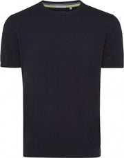 Tresanti Heren Pullover Korte Mouw Ronde Hals Navy Regular Fit - S