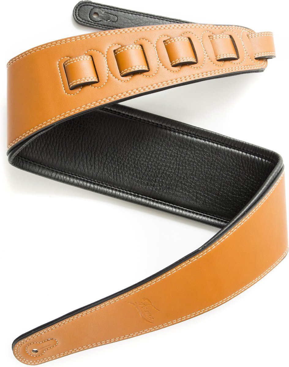 Gitaarbanden - Fame Strap Heavyweight Champ Tan