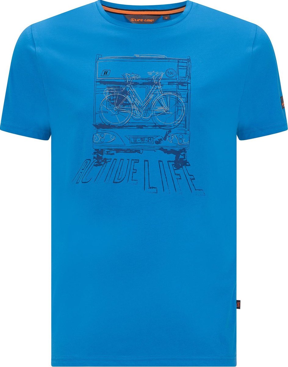 Niels Heren T-shirt - Royal Blue
