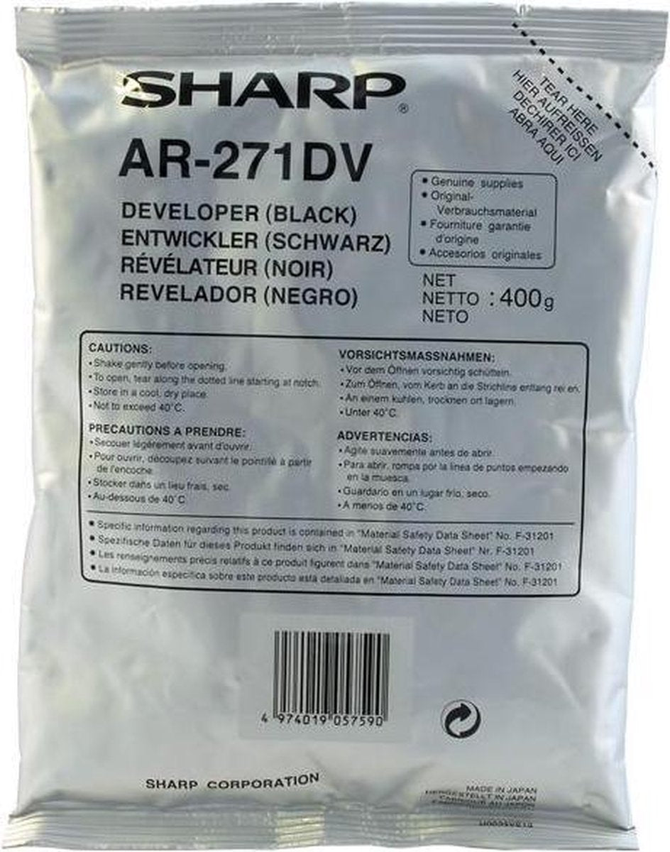 SHARP AR-271DV developer black standard capacity 75.000 pages 1-pack