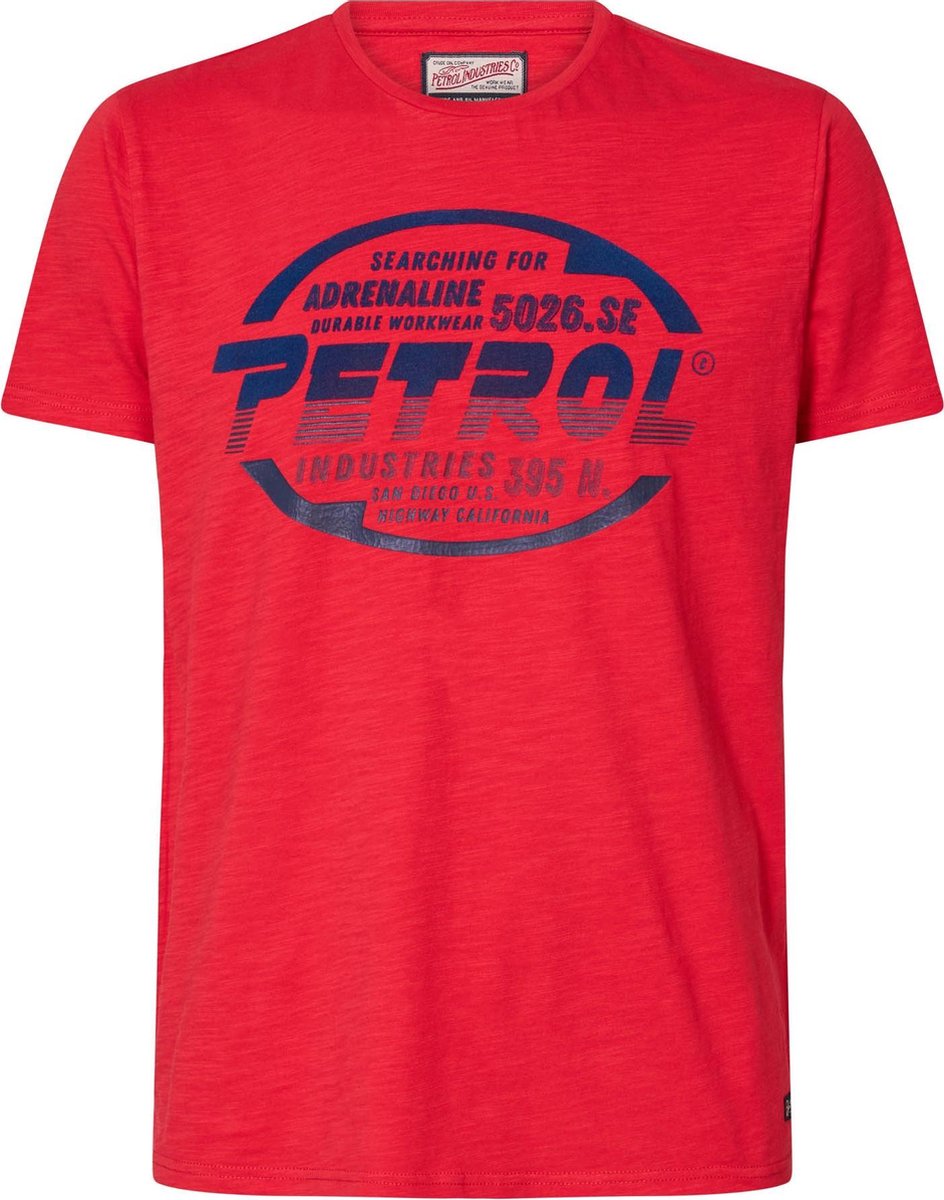 Petrol Industries - Heren Artwork t-shirt - Rood - Maat S
