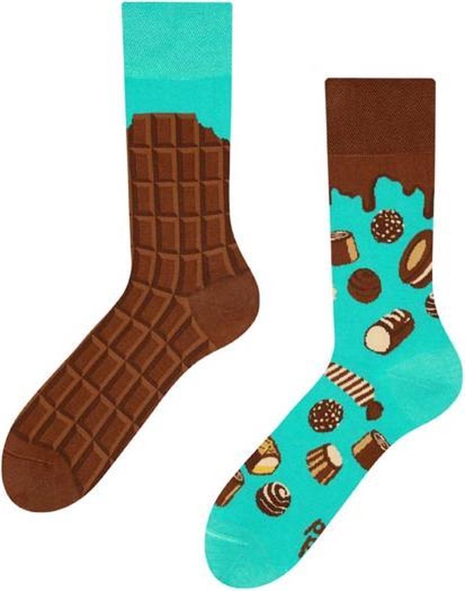 Good Mood Sokken - Chocolade - Unisex Maat 39-42