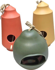 Point-Virgule vogelhuis set + voederbak - 3-delig