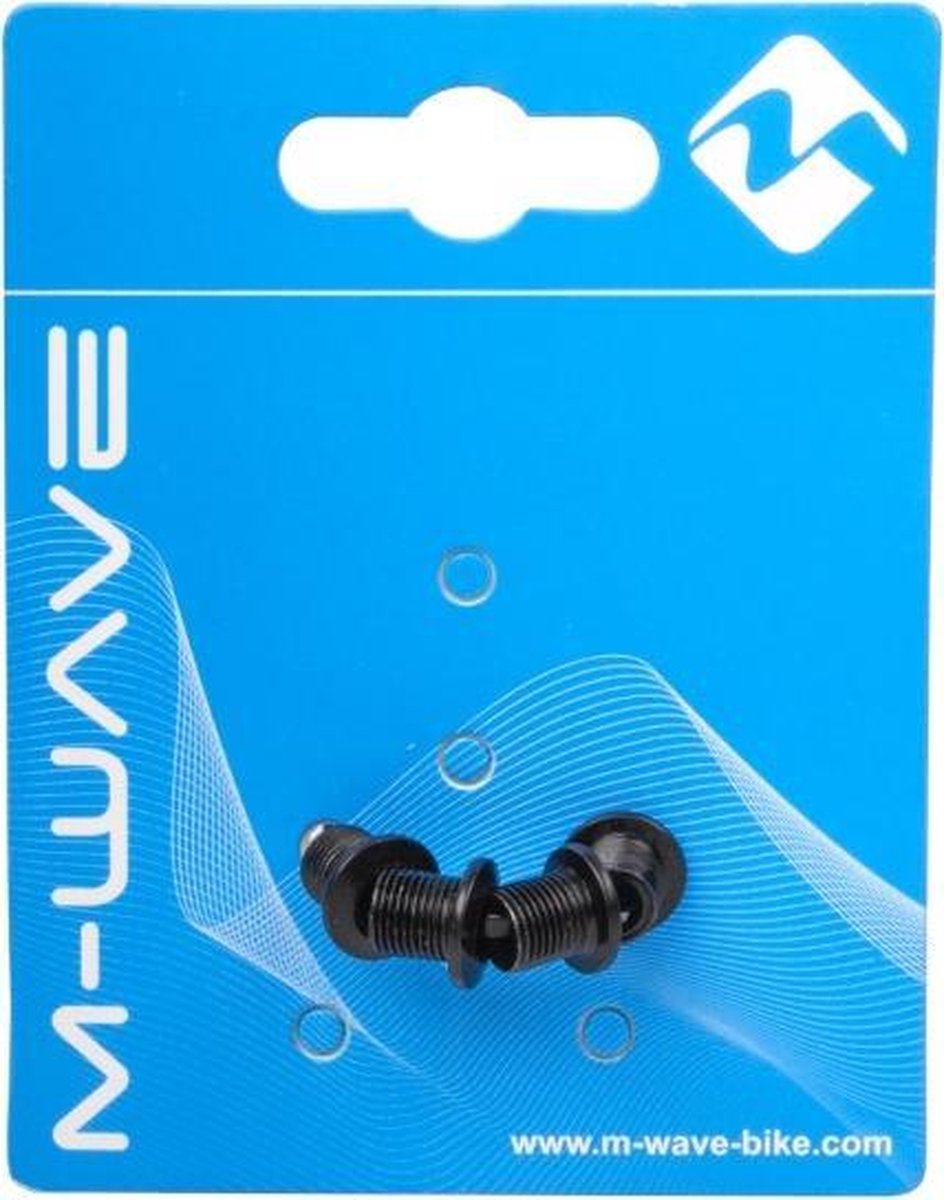 M-wave Bevestigingsbout M8 X 0.75 X 9.5l Zwart 4 Stuks