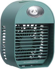 SQ30 draagbare luchtbevochtiger airconditioning ventilator USB huishoudelijke mini luchtkoeler (groen)