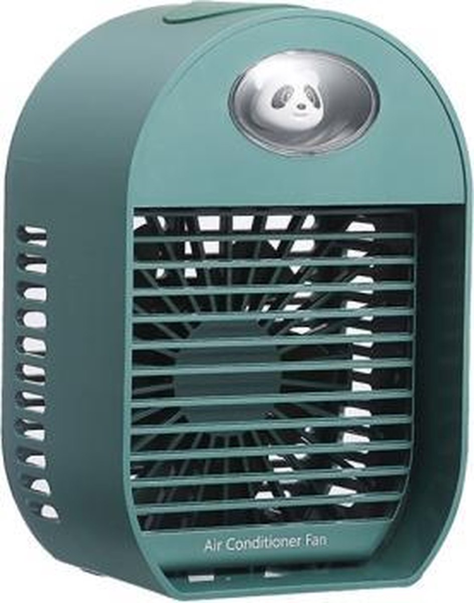 SQ30 draagbare luchtbevochtiger airconditioning ventilator USB huishoudelijke mini luchtkoeler (groen)