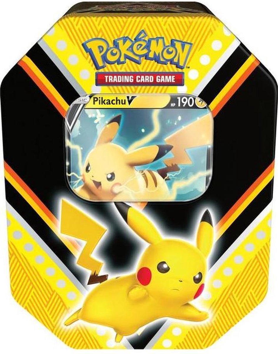 Pokémon Boosterset V Power Tin Pikachu Geel | Pokémon kaarten | Darkness ablaze | Sword & Shield | Sun & Moon
