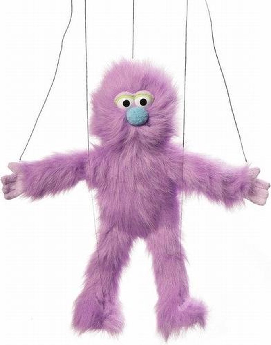Handpop Paars Monster Marionet Sillypuppets