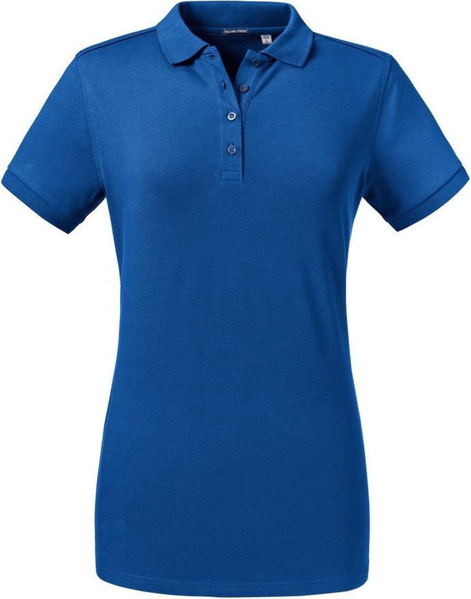 Russell Dames/dames op maat gemaakte Stretch Polo (Zwart)