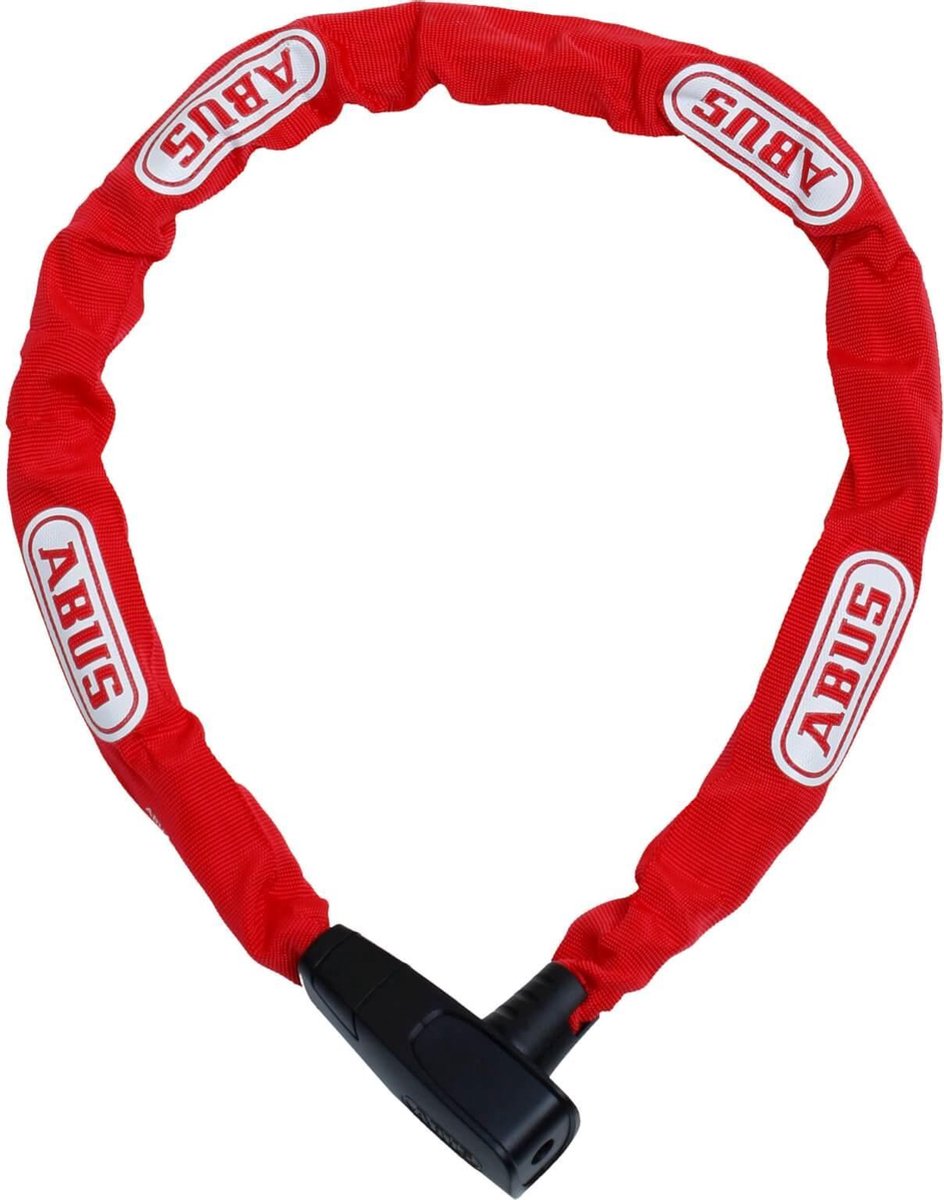 ABUS CityChain 8800 Kettingslot - 120cm - Rood