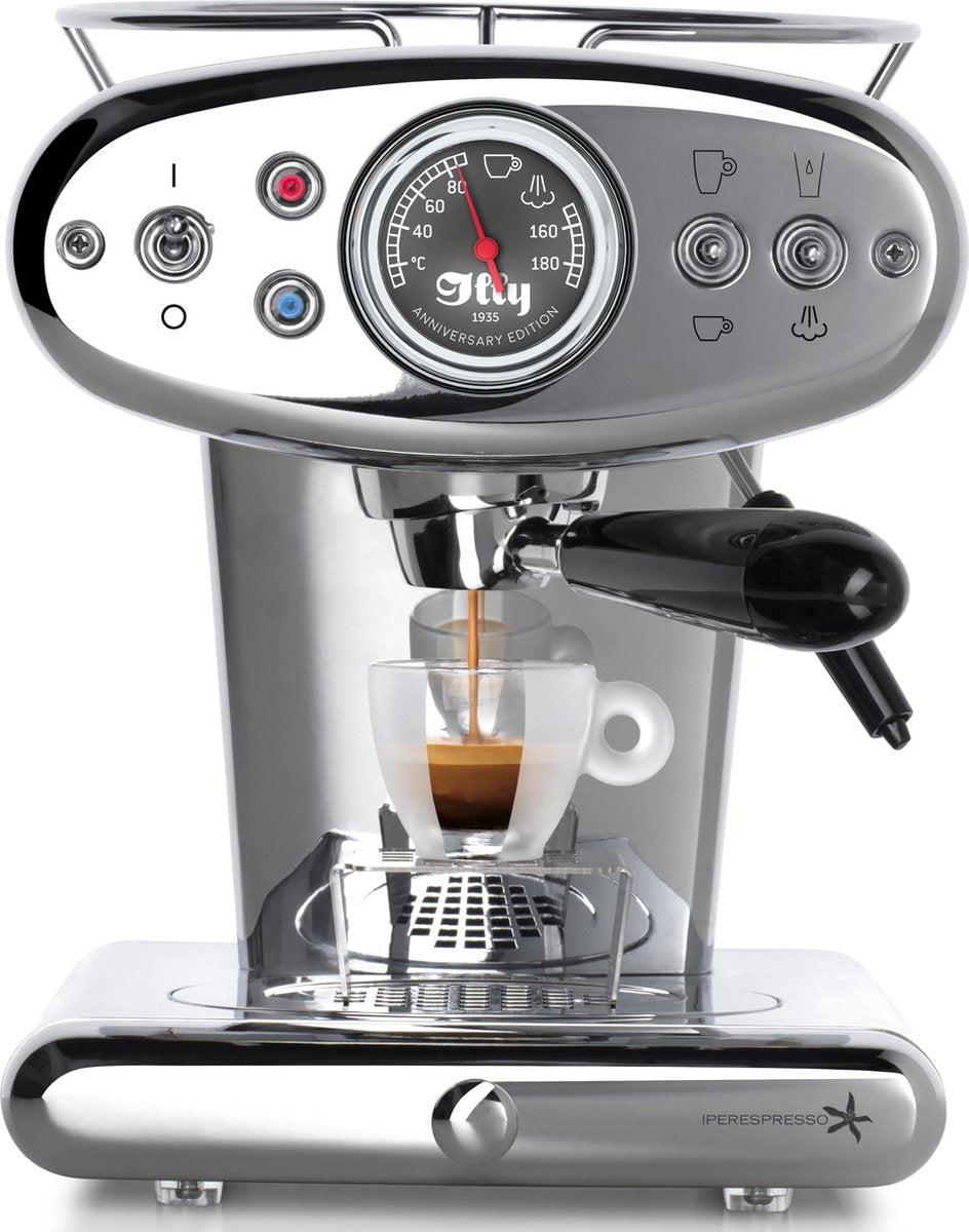 illy Francis Francis X1 Anniversary Iperespresso - Koffiecupmachine - Chroom