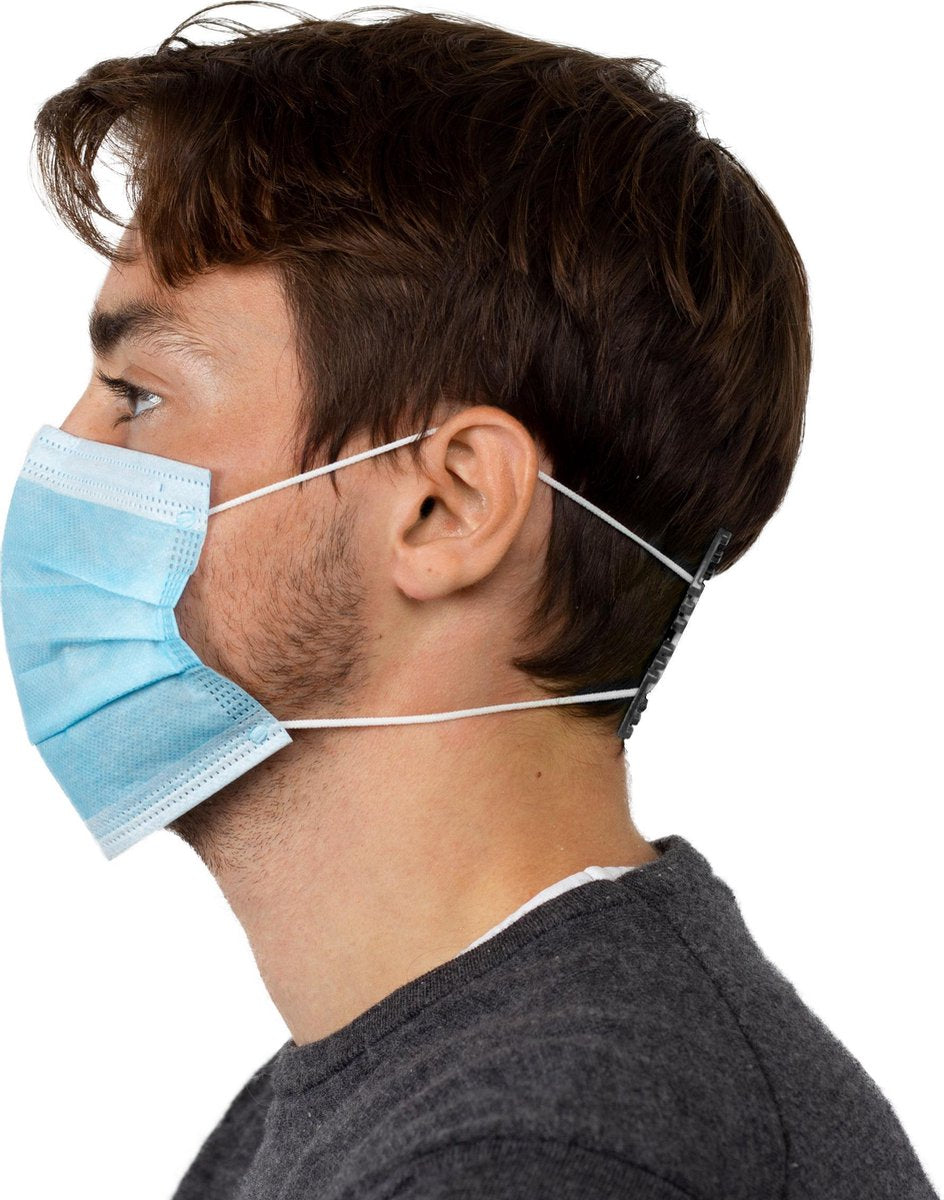 Oorbeschermer Oorband Oorhaken Ear Saver Extender Extensie Verstelbare Herbruikbare Verlenging voor Gezichtsmasker Mondmasker( 3 stuks 