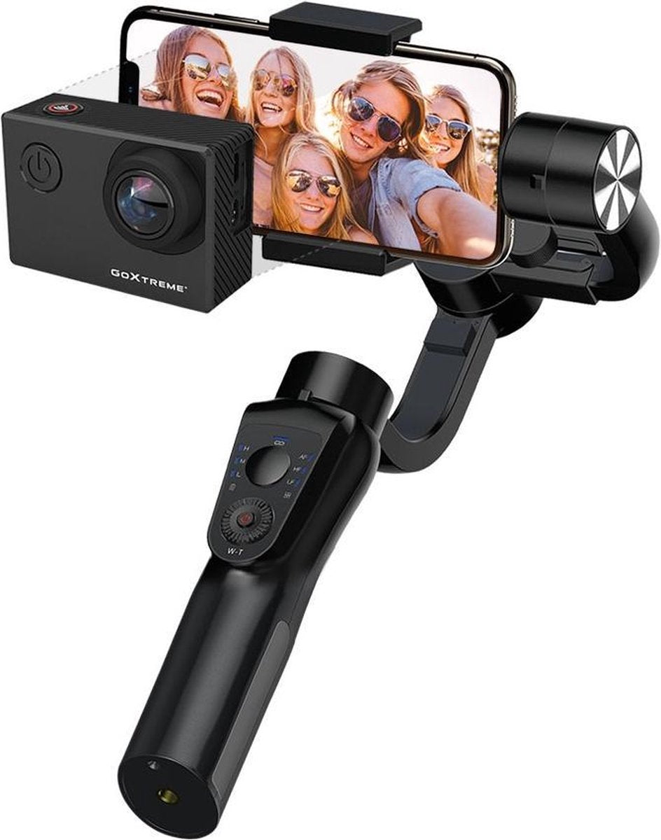 GoXtreme GX1 Dual Gimbal voor Actioncam en Smartphone