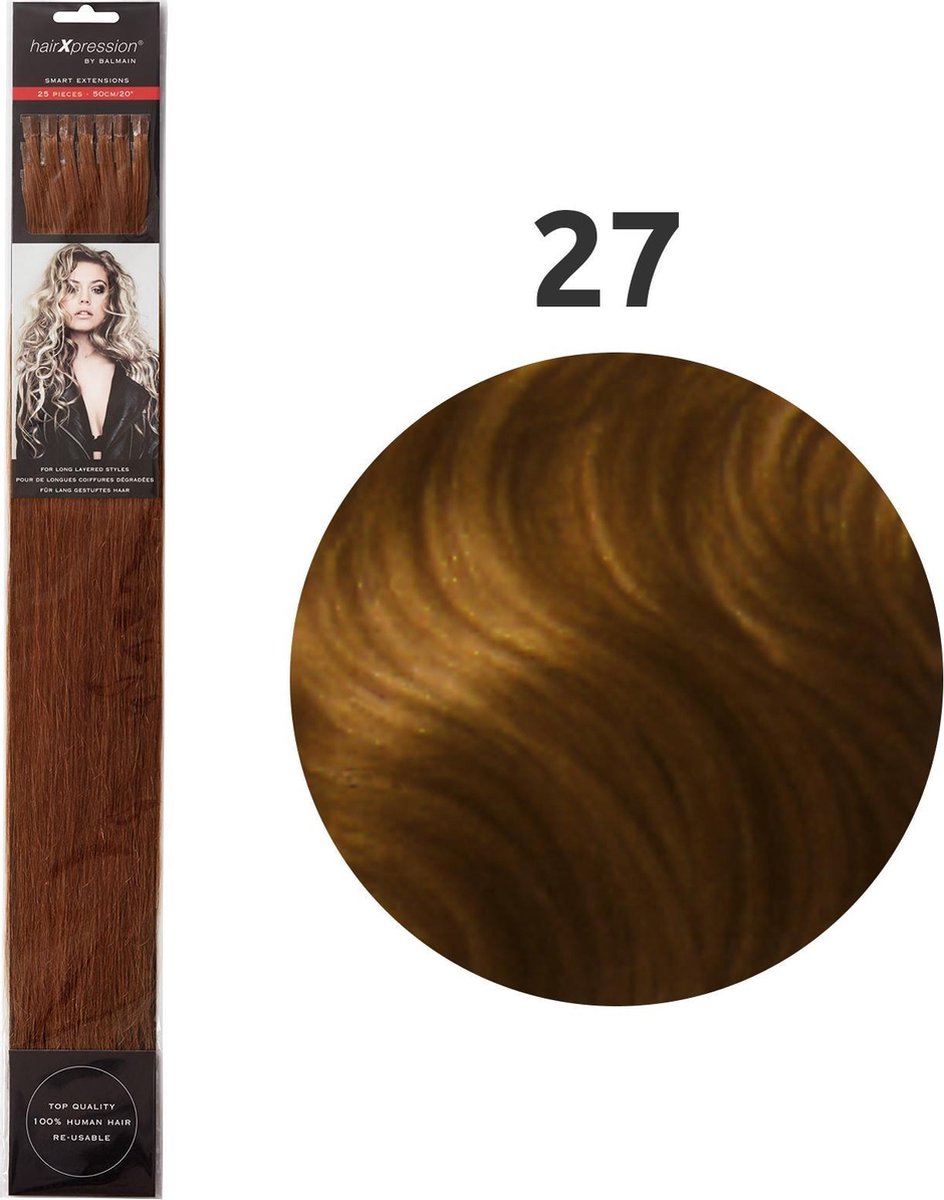 Balmain - HairXpression - Fill-In Extensions - Straight - 50 cm - 25 Stuks - 27