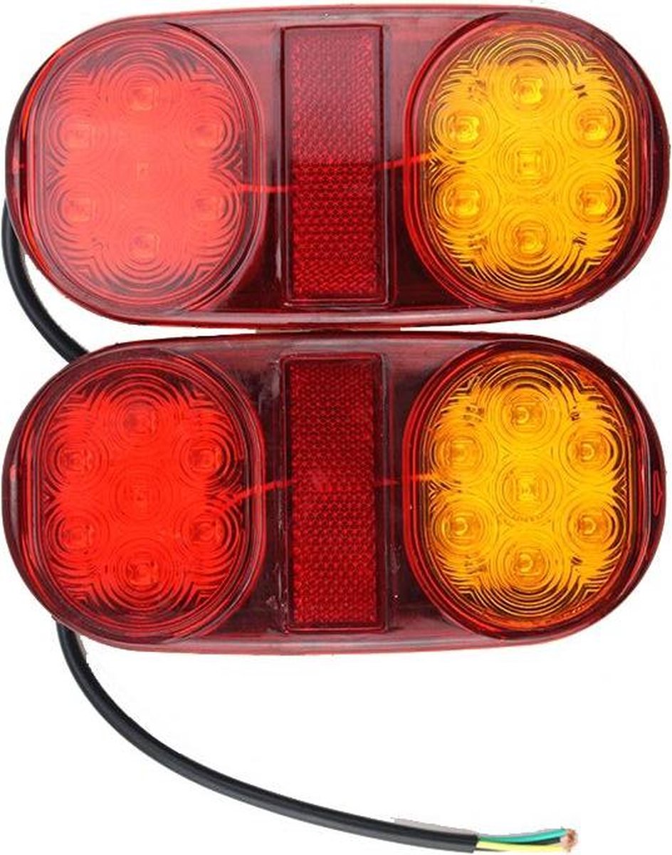Set van 2 Led Achterlichten 10-30v Type 18