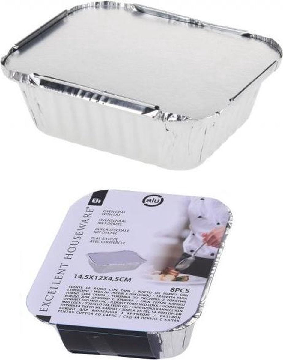Alu Oven/Diepvriesbakjes (incl deksel) 14