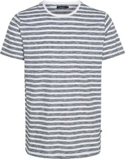 Matinique T-shirt Jermane Streep Zwart/Wit (30204782 - 114001)
