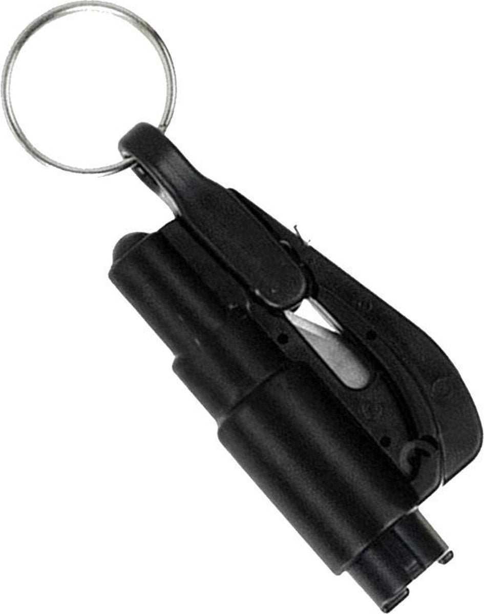Draagbare Auto Veiligheid Hamer | Type Mini | Ontsnappen Hamer | Venster Breaker | Seat Belt Cutter | Hamers Sleutelhanger | Zwart | Gereedschap | Auto Toebehoren | Auto Accessoires | Auto Styling | Car Products | Car Accessoires