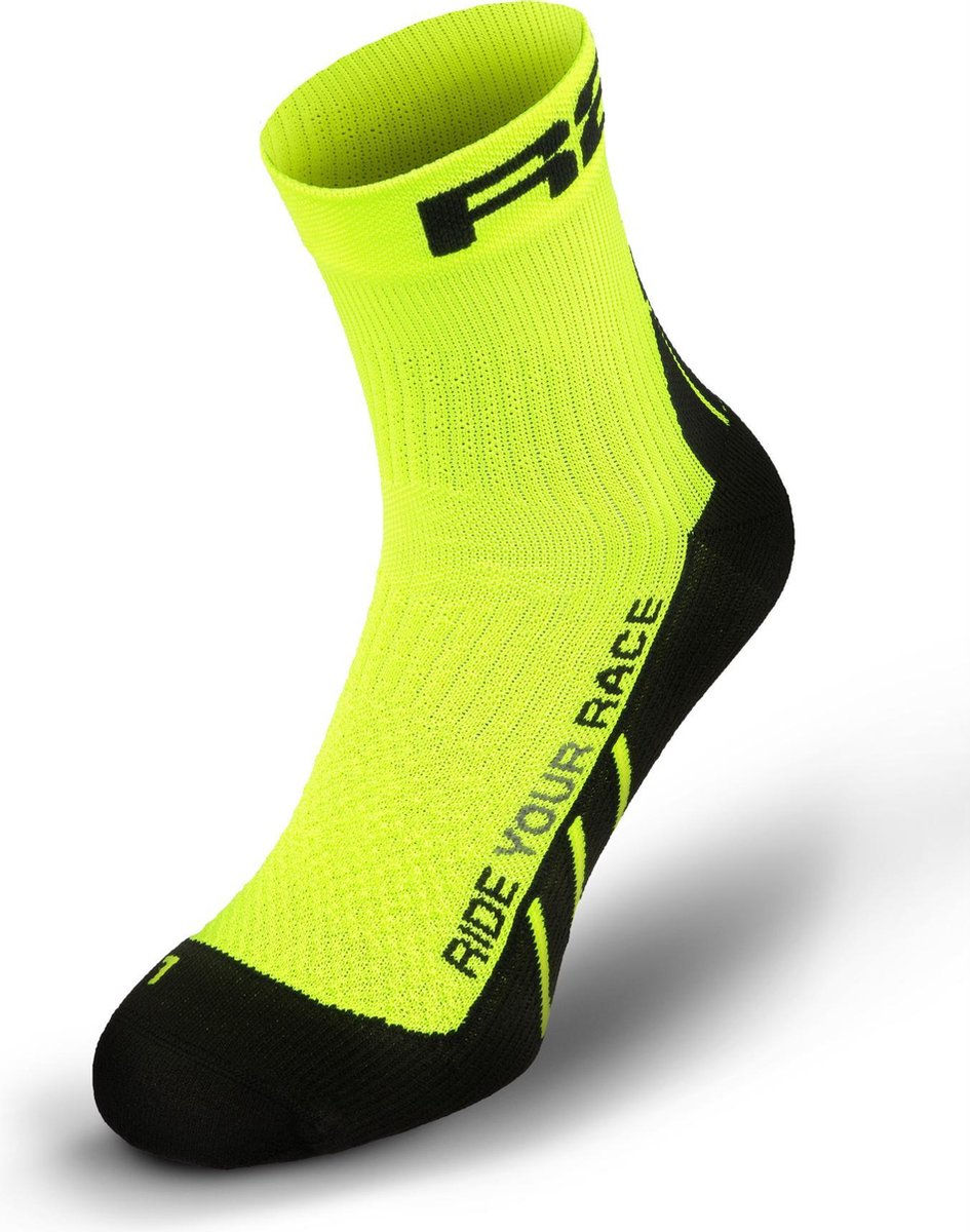 R2 Salsa Fietssokken Geel/Zwart L (43 - 46)