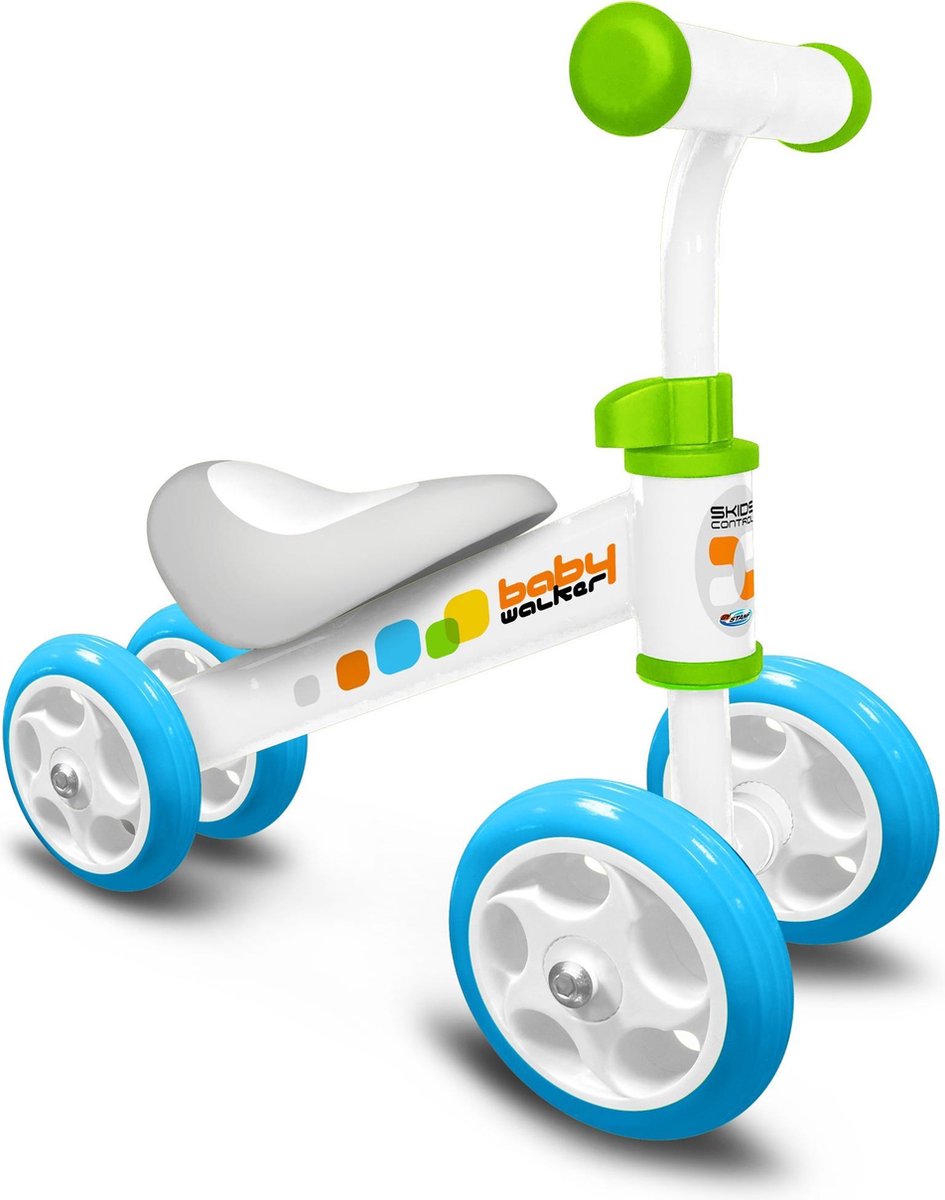 Skids Control Loopfiets - Loopfiets - Unisex - Blauw;Wit