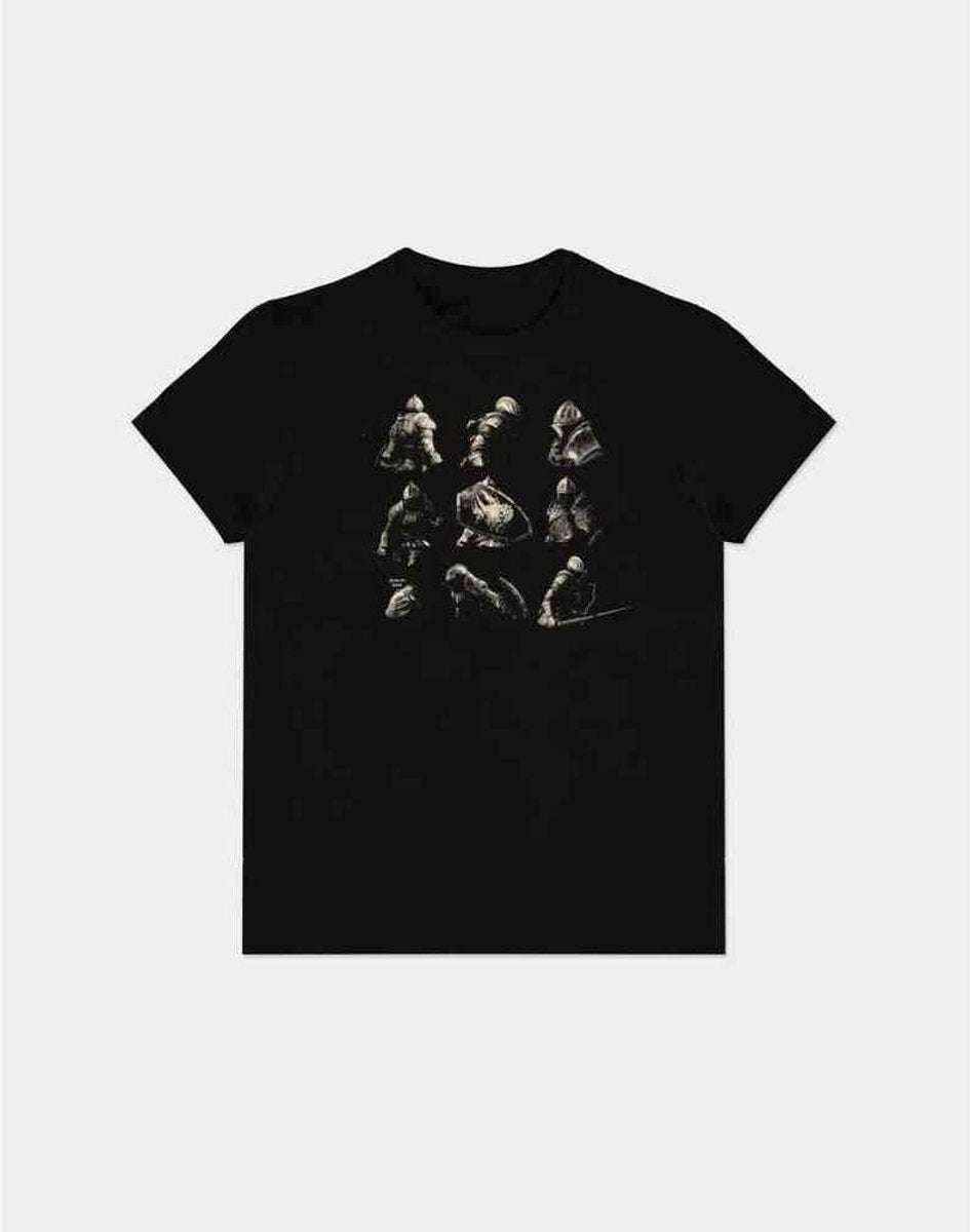 Demons Souls Knight Poses Mens Short Sleeve TShirt 2XL
