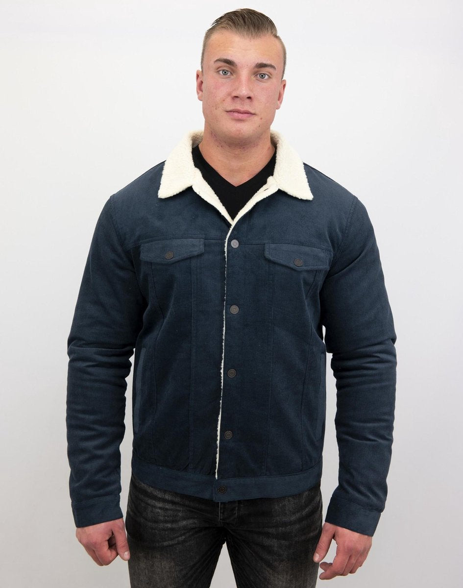 TONY BACKER Spijkerjas Heren - Trucker Jack - Blauw - Maat: XXL