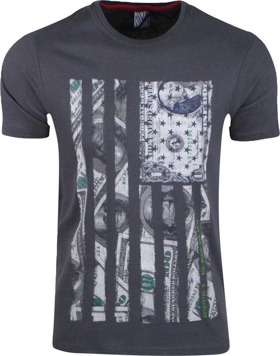 MZ72 - Heren T-Shirt - The Country - Grijs