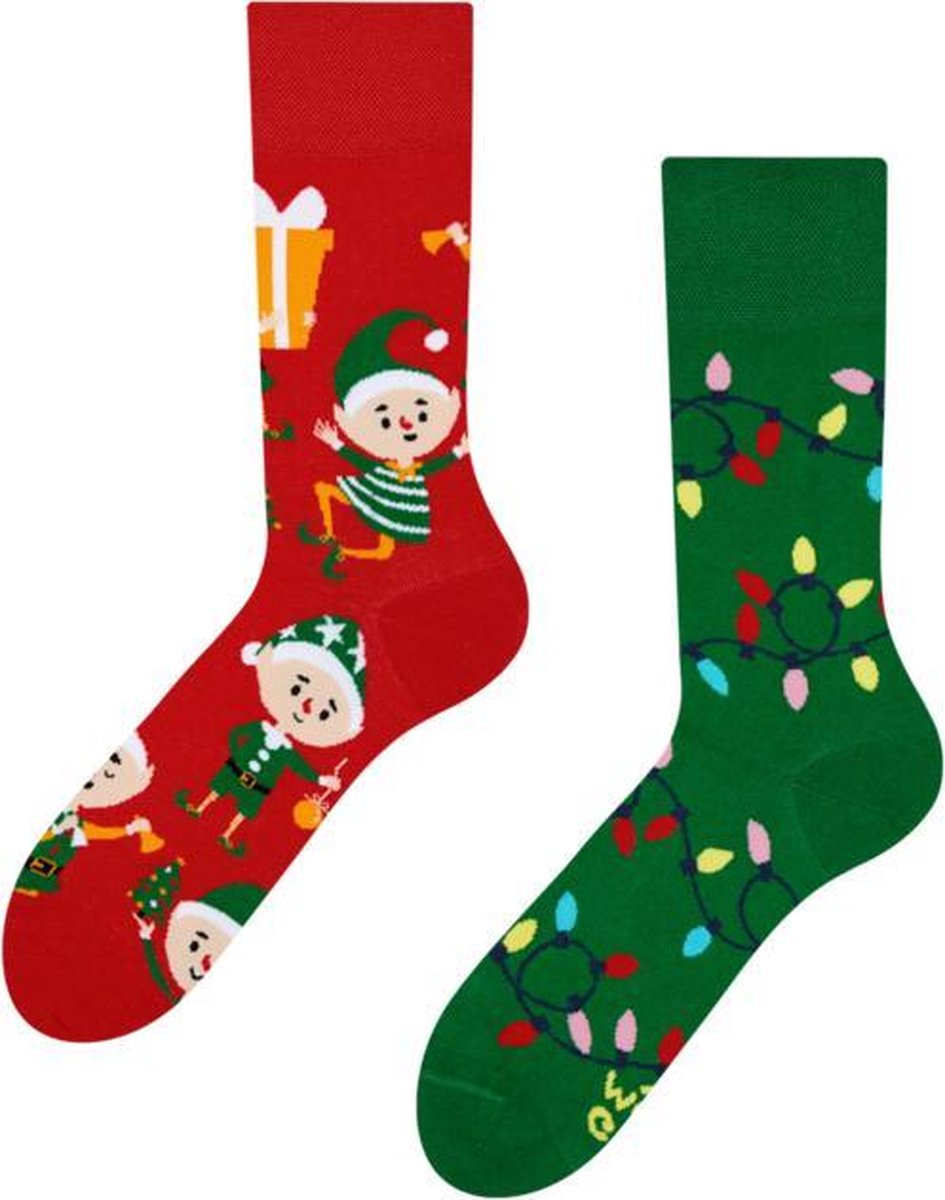 Good Mood Sokken - Kerst Elf - Unisex Maat 39-42