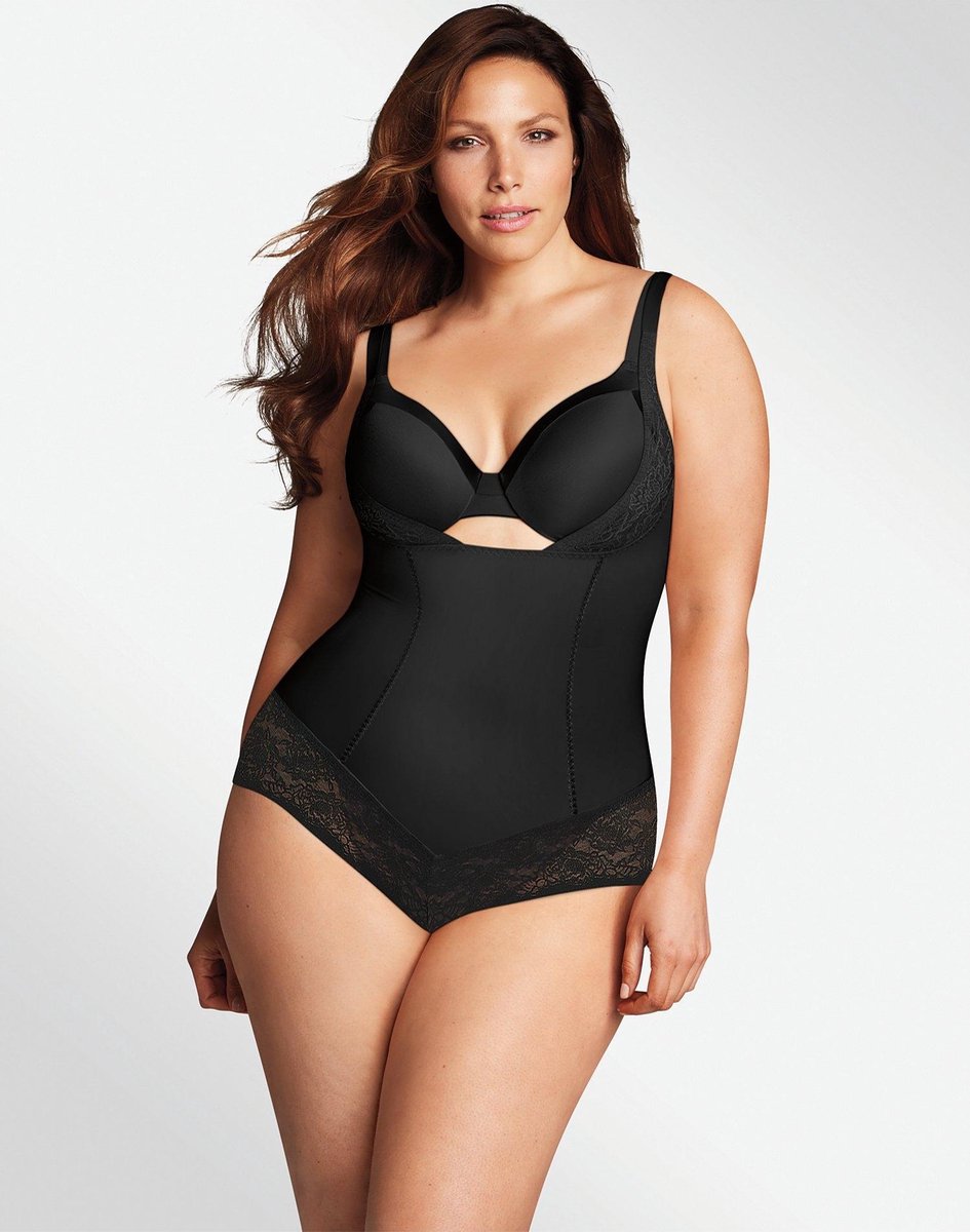Maidenform Firm Foundations WYOB Body | Curvy | Zwart | Maat 5XL
