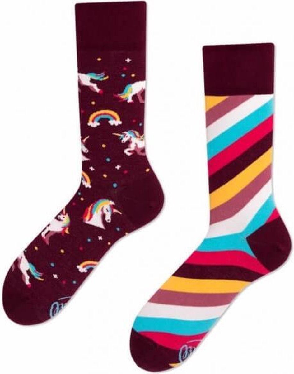 Toffe Sokken - Gekke Sokken - Leuke Sokken - The Unicorn - Maat: 35 t/m 38