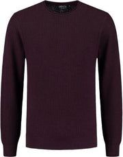 GENTS | Trui Heren Roundneck structuur rood 0131 Maat L