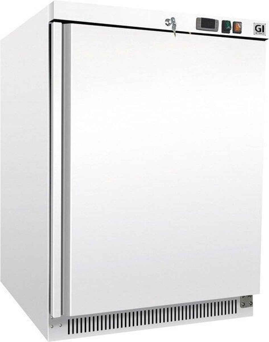 Gastro-Inox Wit Stalen Vriezer 200 Liter