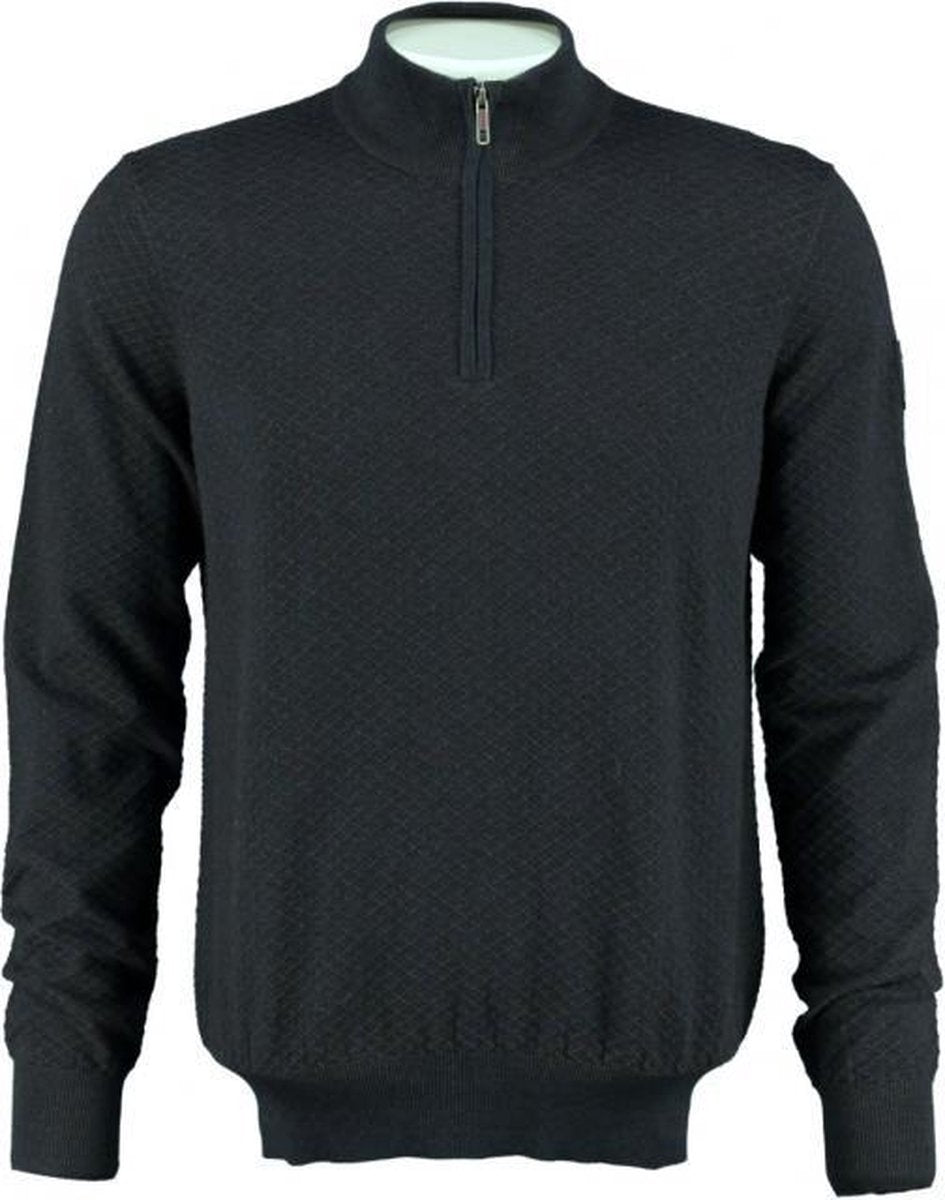Bluefields trui katoen - blauw multi - Maat XL