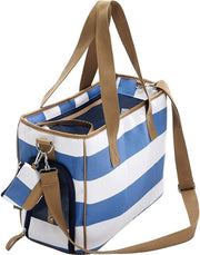 Rexa® Luxe Huisdier schouder en draagtas voor honden en katten 14 x 19 x 30cm | huisdier kat hond vervoer | huisdiertas hondendraagtas transport meenemen vakantie | hondendrager hond reistas | carrier