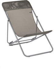 Lafuma MAXI TRANSAT Batyline® Iso Strandstoel - Inklapbaar - Verstelbaar - Graphite