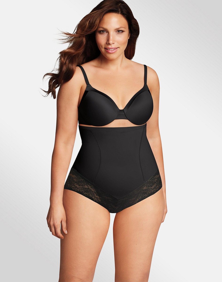 Curvy Hi-Waist Brief Maidenform | Nude