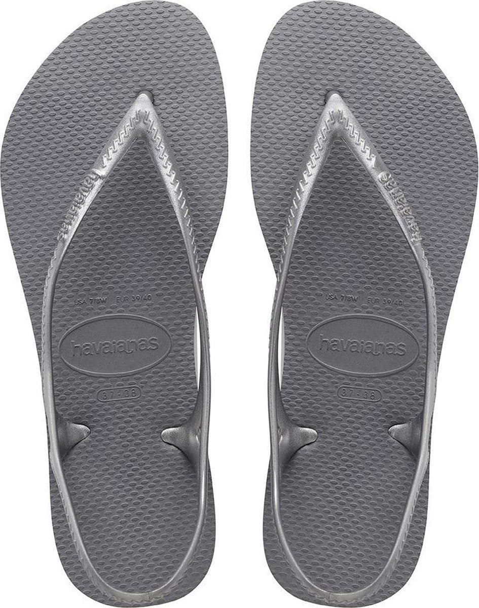 Havaianas Sunny II Dames Slippers - Steel Grey - Maat 41/42