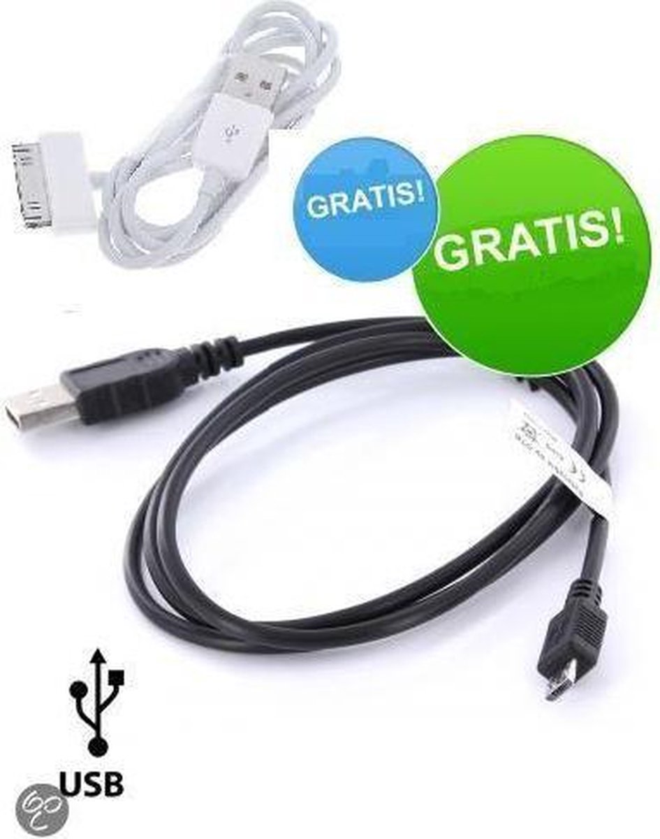 Telefoonoplader + gratis USB kabel