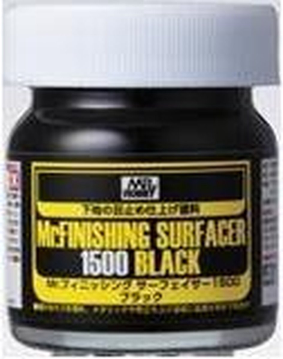 Mrhobby - Mr. Finishing Surfacer 1500 Black 40 Ml (Mrh-sf-288)