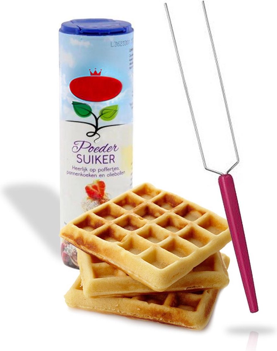 Wafelvork - 30 CM - RVS - Prikvork