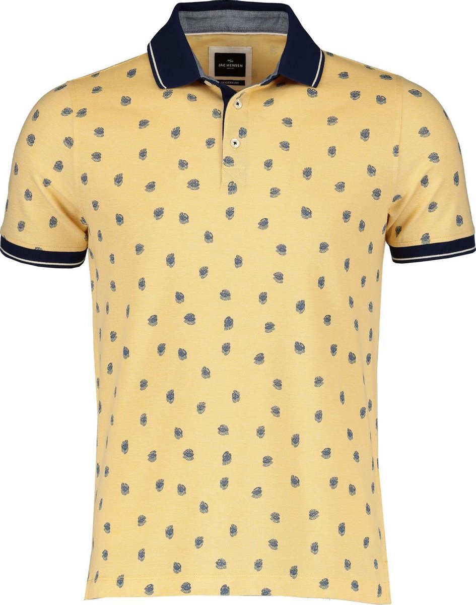 Jac Hensen Polo - Modern Fit - Geel - M