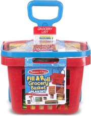 Melissa & Doug speelset met boodschappenmandje