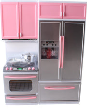 Toi-toys Tienerpopkeuken Met Licht En Geluid 30 Cm Roze