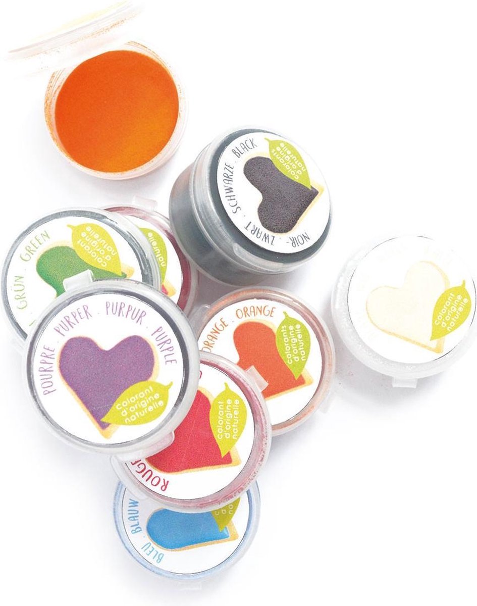 ScrapCooking Natuurlijke Voedingskleurstof Poeder - Set/9