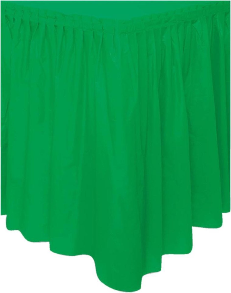 UNIQUE - Smaragdgroene plastic tafelrok - Decoratie > Muur-