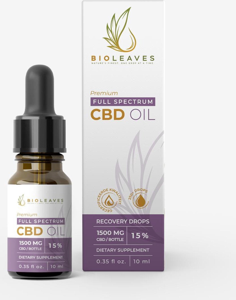 BIOLEAVES - 15% Full spectrum CBD olie 10ml