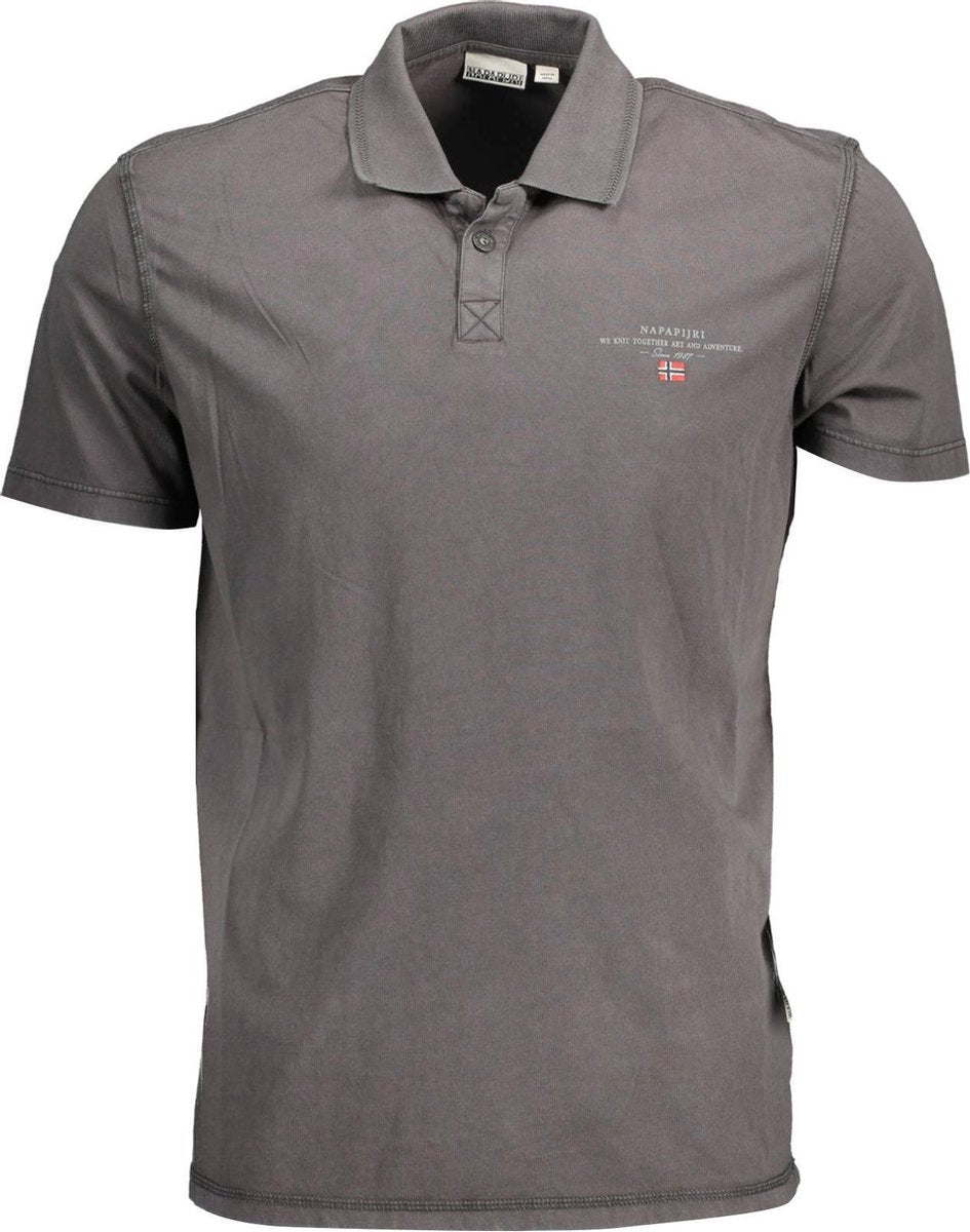 Napapijri Polo Grijs 2XL Heren