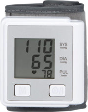 Fysic FB-50 Bloeddrukmeter met polsmodel en geheugen voor 90 metingen - Wit / Grijs
