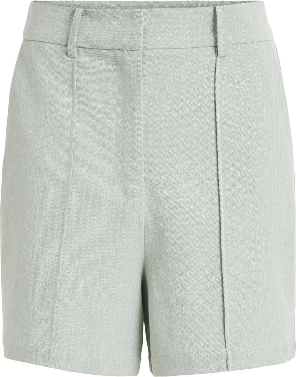 VILA VININOS HW TAILORED SHORTS Desert Sage Dames Short - Maat 42
