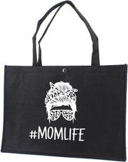 Vilten tas|Mom life| Kidsife| Stoer| Boodschappen tas | Shopper | Mama en Dochter| Set van 2 tassen| Moederdag cadeau